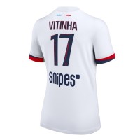 Paris Saint-Germain Vitinha #17 Vonkajší Ženy futbalový dres 2025-26 Krátky Rukáv